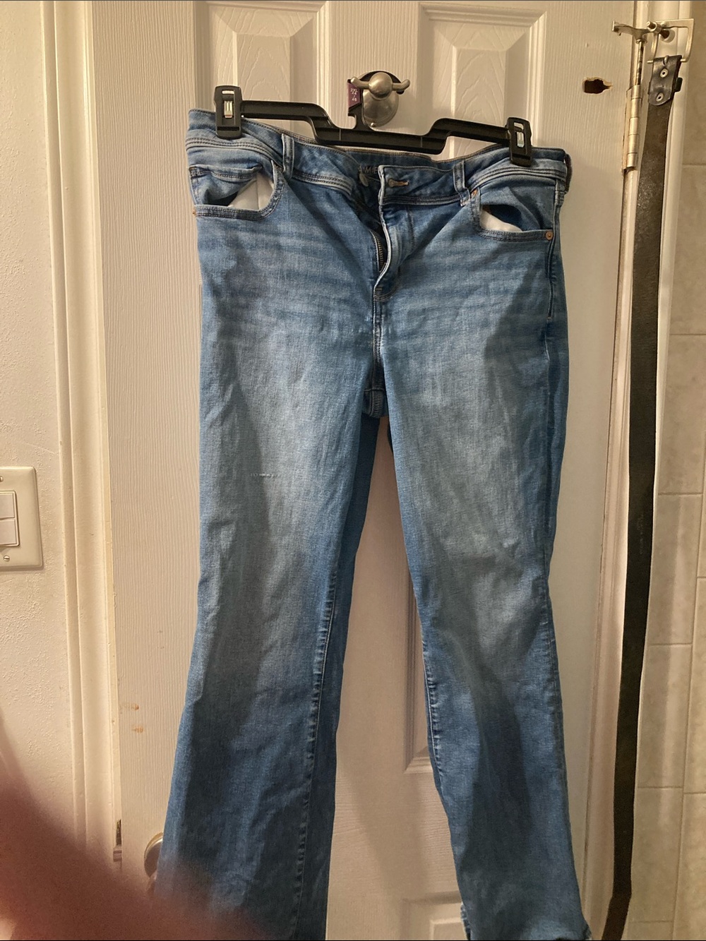 American Eagle Outfitters Light Blue Flare Jeans